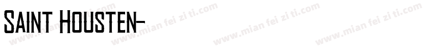 Saint Housten字体转换